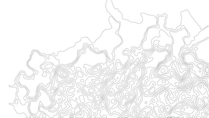 topographic map vector background topo contour map on white background