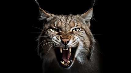 Ferocious looking Lynx