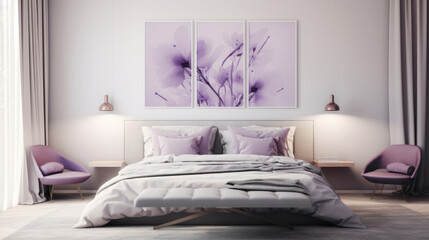 Bedroom Lavender interior design for inspiration and ideas.