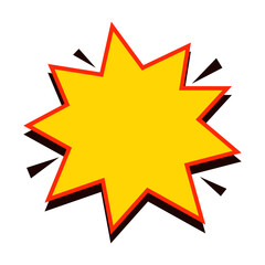 Cartoon Explosion Shape