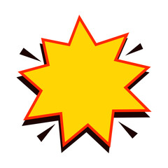 Cartoon Explosion Shape