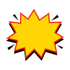 Cartoon Explosion Shape