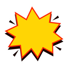 Cartoon Explosion Shape