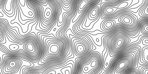 Topographic Map in Contour vine map with curvy wave isolines vector Topographic Map in Contour in Contour Line Light topographic and Ocean topographic line map with curvy