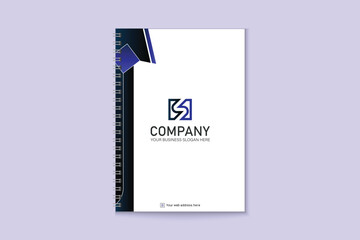 Modern creative corporate note book design