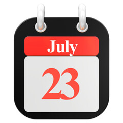 icon calendar 3D Rendering