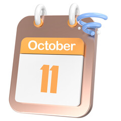 icon calendar 3D Rendering