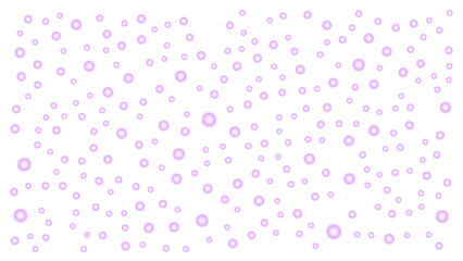 Beautiful pink bubbles sparkle like cherry blossoms under bright lights