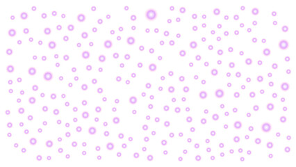 Beautiful pink bubbles sparkle like cherry blossoms under bright lights