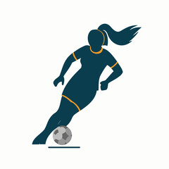 football player with ball