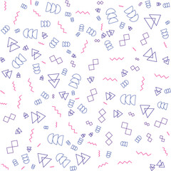 Abstract Line Shapes Pattern