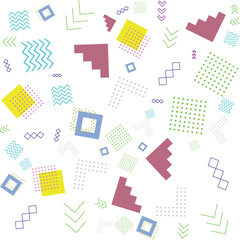 Abstract Shapes Pattern