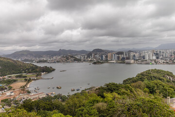 Fototapeta na wymiar vista panorâmica da cidade de Vila Velha, Estado do Espirito Santo, Brasil