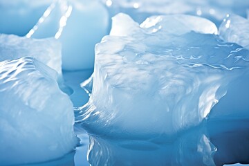 Fototapeta premium Melting Ice Caps: Global Warming Impact