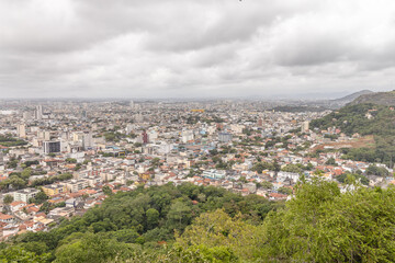 Fototapeta premium vista panorâmica da cidade de Vila Velha, Estado do Espirito Santo, Brasil