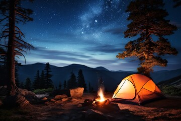 Starry Night Camping Adventure

