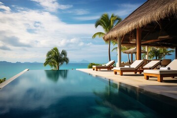 Luxury Infinity Pool Overlooking Ocean

