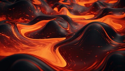  abstract glossy lava flow,sleek popup background 