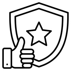 Reputation Management Icon Element For Design