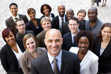 Fototapeta premium The business people are in the office