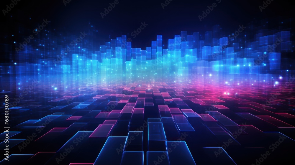 Wall mural a visually dazzling and fascinating abstract background that depicts the moving energy and energy of