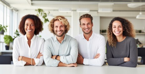 portrait of a business team