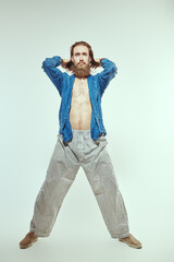 Fototapeta premium hippie looking man