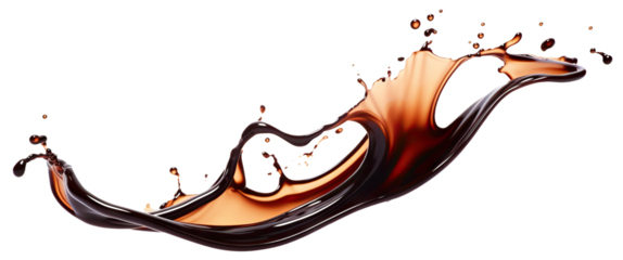 Soy sauce splash, cut out