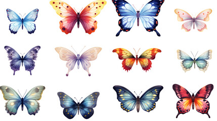 butterfly clipart bundle