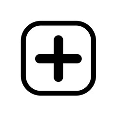 Obraz premium Plus icon set