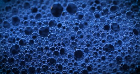 Macro close up bubble abstract texture