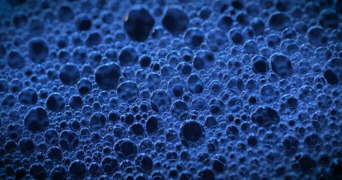 Macro close up bubble abstract texture