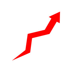 Graph red arrow