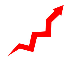 Graph red arrow