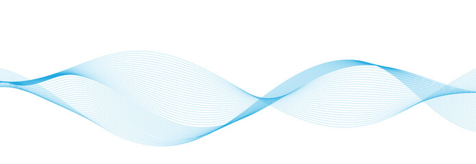 Vector abstract banner design. Fluid vector shaped background. Classic banner template pattern for social media and web sites. Blue wavy lines. Wave banner.