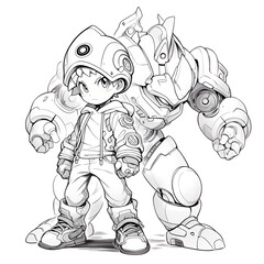 Fototapeta premium kid's coloring book