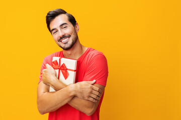 Birthday man christmas present male box gift valentine celebrate guy surprise