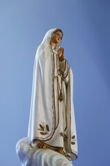 Statue of the image of Our Lady of Fatima