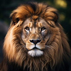 Fototapeta premium HD portrait Photo of a lion