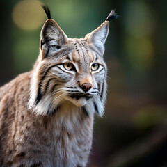 Balkan lynx, professional shot, wallpapers, 8k, film photography created with Generative Ai