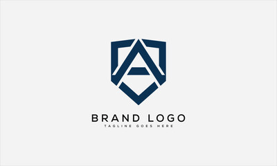 Fototapeta premium letter A logo design vector template design for brand.