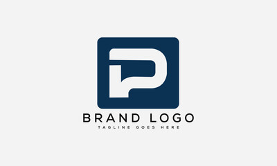 letter P logo design vector template design for brand.