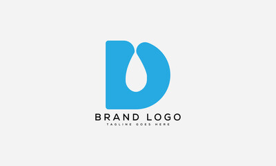 letter D logo design vector template design for brand.