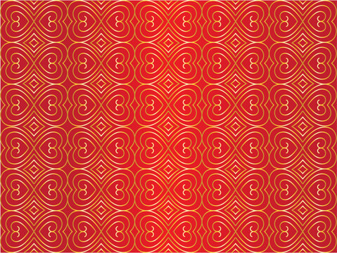 Red Chinese Background Pattern For New years celebrations With EPS 10 format
