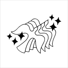 concept layered bird illustration vector