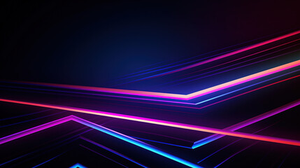 Abstract futuristic colorful glowing neon wallpaper. AI