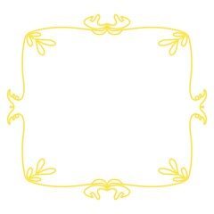 Fototapeta na wymiar frame with gold ornament