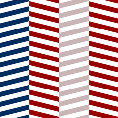 Nautical seamless pattern. Marine sea pattern. Geometric design. Vector illustration