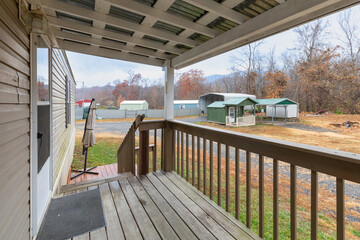 patio porch area