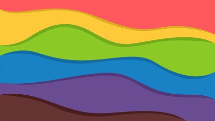 Colorful template banner with nice colors